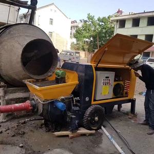 Bomba de Columna para Construcción, Suministro de Fábrica, Bomba de Concreto Portátil Pequeña con Remolque - Product Image 6