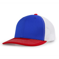 Richardson Leather 112-CLP Custom Logo Trucker Cap Kleurbedrukt Handgebreide Luipaard Stippen Fruit Patronen Oxford Poplin