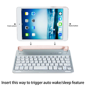 Set tastiera e mouse wireless, tasti multifunzione con sensazione di tastatura confortevole, adatto per <span class=keywords><strong>Apple</strong></span> <span class=keywords><strong>iPad</strong></span> <span class=keywords><strong>Mini</strong></span> da 7 pollici - Product Image 4