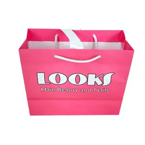 Custom underwear pink shopping bags custom made folding cheap shopping bags with satin ribbon handle