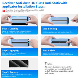 Aurey 2.5D Chống Dầu Chống Sốc Chống Gián Điệp AR Riêng Tư Bụi Miễn Phí Bảo Vệ Màn Hình Cho iPhone 15 16 17 Pro Max Cho iPhone 17 Không Khí - Product Image 6