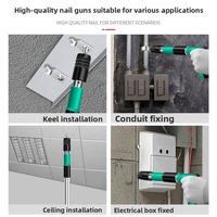 Clous en acier monobloc pour pistolet à clous, vente en gros directe usine pour le commerce extérieur, pour la fixation de colliers de tuyauterie de lutte contre l'incendie et la charpenterie
