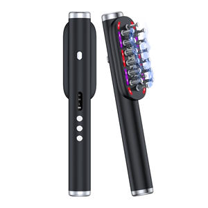 Peigne de massage électrique à micro-courant pour le cuir chevelu NRP, outil de soin capillaire et de traitement du cuir chevelu, usage personnel à domicile, batterie au lithium rechargeable par USB - Product Image 1