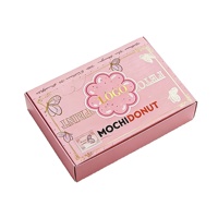 Boîte d'emballage personnalisée rose pour bijoux et cosmétiques avec lamination mate, doublure en éponge, matériaux recyclés, carton ondulé