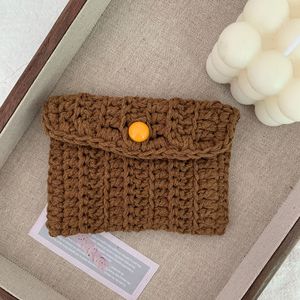 Cartera <span class=keywords><strong>de</strong></span> mano tejida a mano a rayas <span class=keywords><strong>de</strong></span> algodón puro, monedero <span class=keywords><strong>de</strong></span> <span class=keywords><strong>ganchillo</strong></span> multicolor con cierre <span class=keywords><strong>de</strong></span> botón, portátil <span class=keywords><strong>para</strong></span> uso diario - Product Image 6