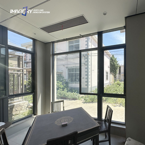Nuovo Design Finestra a Battente in Alluminio con Taglio Termico e Isolamento Acustico, Vetro Temperato, Colore Personalizzato per Edifici - Product Image 3