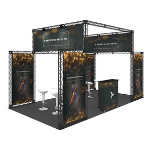 Structure de stand modulaire en polyester SEG 10x20 pieds pour événements, salons professionnels, expositions - Product Image 2