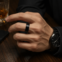 Bague rotative anti-stress JLM Premium pour hommes et femmes, idéale pour les fiançailles, les mariages, bijoux minimalistes pour soulager le stress