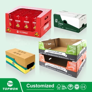 <span class=keywords><strong>Caja</strong></span> de Exhibición de Cartón Corrugado para Punto de Venta, Personalizada para Minoristas, Lista para Exhibir en Estantes, con Sistema de Desprendimiento Fácil - Product Image 5