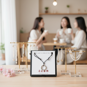 Vendita calda stile coreano collana di farfalla cuore di tendenza gioielli di perle di moda per le donne all'ingrosso - Product Image 3