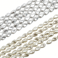 Nouvel Arrivage Perles en Verre Baroque Goutte d'Eau 6*9mm, Imitation Perle Irrégulière, Perles Libres pour Bijoux DIY, Stock Disponible à la Vente