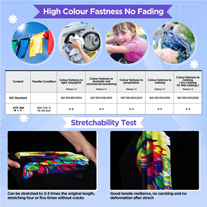 Film DTF PET en rouleau OCBESETJET 60CM*100M, imperméable, antistatique, pour impression jet d'encre, pelable à chaud, épaisseur 75U, film mat double face - Product Image 4