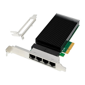 PCIe X4การ์ดเครือข่าย4พอร์ต2.5G ชิป I226 RJ45กิกะบิตอีเธอร์เน็ตสำหรับเซิร์ฟเวอร์เวิร์กสเตชันอุตสาหกรรมพีซี VLAN Wake <span class=keywords><strong>on</strong></span> <span class=keywords><strong>LAN</strong></span> - Product Image 5