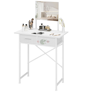 Tocador Moderno de Madera con Espejo y <span class=keywords><strong>Cajones</strong></span>, Escritorio de Maquillaje de Lujo para Dormitorio - Product Image 1