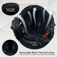 Casque de ski pour adulte Retrospec Powersports H1 ABS, taille moyenne