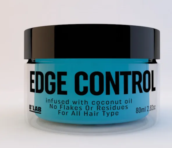Private Label Styling Gel para Edge Control Extreme Hold para 4c Hair Styling Pomada Strong Hold Atacado Hair Edge Control