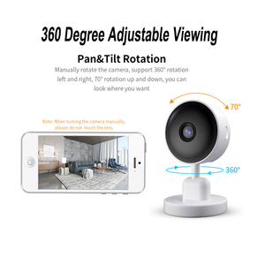 Tuya Google Alexa 1080P Home Camera an ninh Hệ thống không dây tầm nhìn ban đêm bí mật nhỏ bé Màn hình máy ảnh Wi-Fi Mini Thẻ SD 5m - Product Image 4