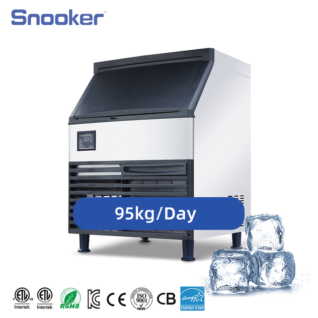 Wholesale Ice Makers Commercial Ice Machine Factory 95kg/24h Tube Ice Machine for American Canada