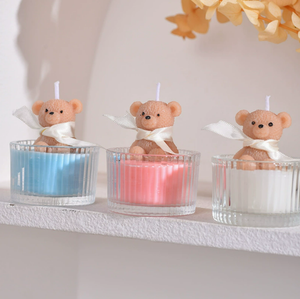 Candele Profumate Artigianali di Lusso a Forma di Orsetto, Regalo Romantico per Compleanno e San Valentino, Decorazione per la Casa - Product Image 5