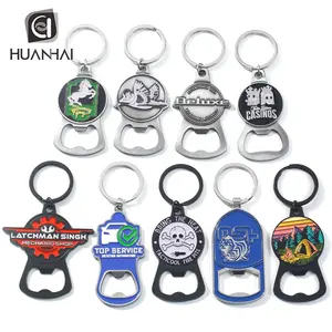 custom soft enamel 3D logo metal bottle opener