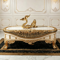 Ensemble de canapés de luxe classiques et néoclassiques, design européen sculpté à la main, ensemble de canapés et de fauteuils en bois massif, couleur et taille personnalisées