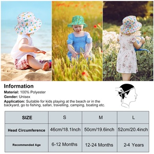 Customizable Women's Summer <b>Reversible</b> Cotton Twill <b>Bucket</b> <b>Hat</b> Cartoon Leaf Cute Double-Sided Fisherman Cap Custom Logo for - Product Image 2