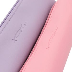 Cubierta de cepillo de <span class=keywords><strong>maquillaje</strong></span> de cuero PU personalizada, cilindro vacío, cubierta de barril <span class=keywords><strong>para</strong></span> almacenar pinceles de <span class=keywords><strong>maquillaje</strong></span> - Product Image 3