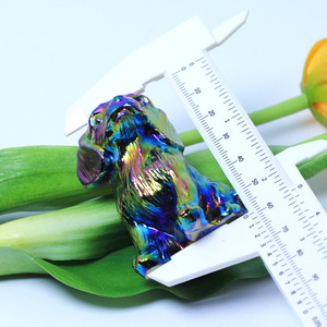 Cristaux d'Obsidienne en Titane Aura Vente en Gros Pierres de Guérison Produits Spirituels Ornements Fengshui de Méditation - Product Image 5