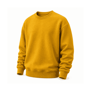 Sudadera Unisex de Cuello Redondo Color Lavanda, Corte Regular, Tejido de Punto, Color Sólido, Casual, Manga Larga, 100% Algodón, Invierno, Lavado - Product Image 5