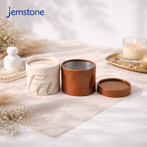 Emballage personnalisé en tube de carton kraft recyclable pour crème pour le visage, emballage en tube de papier rigide pour sel de bain - Product Image 4