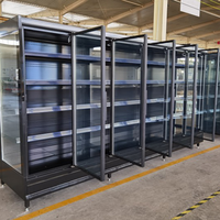 Réfrigérateur et Congélateur Commercial 2024 en Promotion pour Supermarché Chinois, Vitrine Réfrigérée avec Porte Vitrée