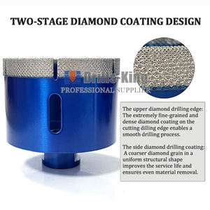 חור יהלום ההתחמה ראה גרעין קידוח אריח כלי קידוחים כלי קידוחים אבן קרמיקה קידוח כתר אריקס - Product Image 2