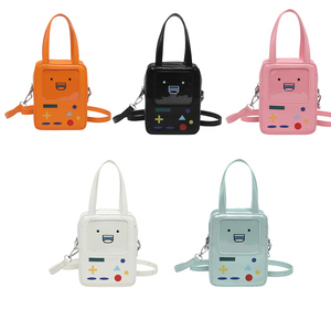 Custom Novelty Friendly Design Console Handbag Y2K Kawaii Gameboy Crossbody <b>Purse</b> Shiny PU Colorful Shoulder Ita Bag - Product Image 1