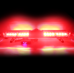 120CM 47 "3 Watt Led Rouge Bleu Barre Lumineuse de Voiture avec Haut-Parleur Intégré 100W et Sirène <span class=keywords><strong>CJB</strong></span> 200W - Product Image 3