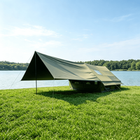 Tente familiale professionnelle imperméable et coupe-vent en Oxford pour 5 à 8 personnes, Carpas Para Camping Lujo Grande, tente gonflable pour le camping