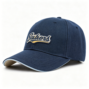 Gorra Trucker de 6 Paneles con Logotipo Bordado Personalizado al por Mayor, Gorra de Malla de Algodón de Moda con Parche Tejido, Gorras Deportivas OEM de Alta Calidad - Product Image 2