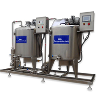 Cuve de traitement du lait et du fromage professionnelle de petite taille, 100 litres, 150 litres, cuve de traitement par lots, machine de pasteurisation avec refroidissement