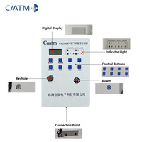 Sistem Deteksi Gas Digital Industri Multi-Kanal CAATM CA-2100M dengan Dukungan Aplikasi, Alarm Strobo & Alarm Suara
