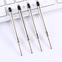 Vente en gros d'encre lisse 1.0mm recharge de stylo à bille en métal 424 spécification grande quantité peut imprimer des recharges de logo