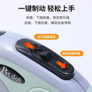 Correa Retráctil para Perros de 5 Metros, Automática, para Exteriores, Ecológica, de Nailon Sólido - Product Image 2