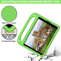 Étui pour tablette pour enfants en mousse EVA résistant aux chutes et aux bris pour iPad Air Pro 10,5 pouces, housse de protection pliable avec support, couleur vive