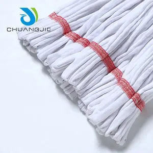 Hospital Mop Detachable Easy Cleaning T-shirt Cloth Wet Mop Head For Hospital Hotel School