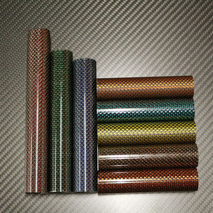 Connecteurs de tubes en fibre de carbone 3K forgés OEM, colorés, haute pureté, marque SHENGTIAN, uni/twill, 60mm, 100mm, 120mm, épaisseur personnalisée - Product Image 2