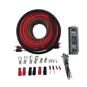 <span class=keywords><strong>Cable</strong></span> de Audio y Vídeo Profesional de calibre 4/8/0 <span class=keywords><strong>AWG</strong></span>, <span class=keywords><strong>Cable</strong></span> de alimentación para coche, <span class=keywords><strong>Cable</strong></span> de Audio para coche, Kit de cableado de cobre de calibre 4 Amp - Product Image 3