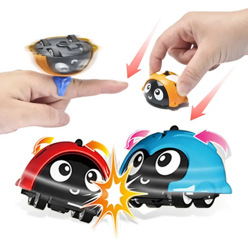 Jouet de voiture gyroscopique amusant, insecte d'inertie de dessin animé multifonction, jouet éducatif pour le bout des doigts des enfants