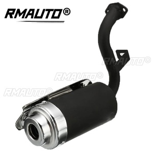 Universal Motocross Exhaust Pipe Motorcycle <b>Engine</b> Exhaust Muffler Can Pipe Mini <b>Bike</b> Quad ATV Exhaust Systems 43c 49cc - Product Image 2