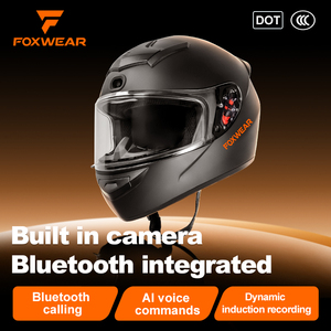 Casco Inteligente para Motocicleta con Cámara de Video 1080p, Llamadas Bluetooth, Navegación y Luz Trasera de Seguridad Integrada—Imprescindible para Conducir - Product Image 5