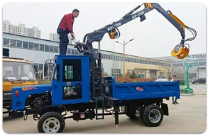 Maßgefertigter Greiferlader auf Raupenfahrwerk Montierter Radlader Holzgreifer - Product Image 2