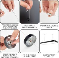 Luminaires suspendus OEM pour salles de billard, salles de jeux, restaurants, cafés, éclairage LED pour table de billard, lumière LED pour table de billard
