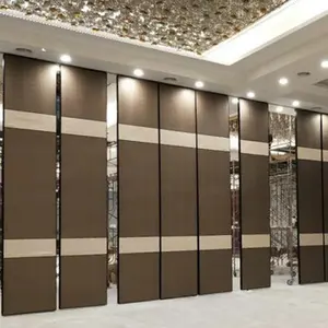 China Supplier Ebunge Partition Wall BG-100 Series Floor to Ceiling Partition Wall for Meeting Room Folding Partitions